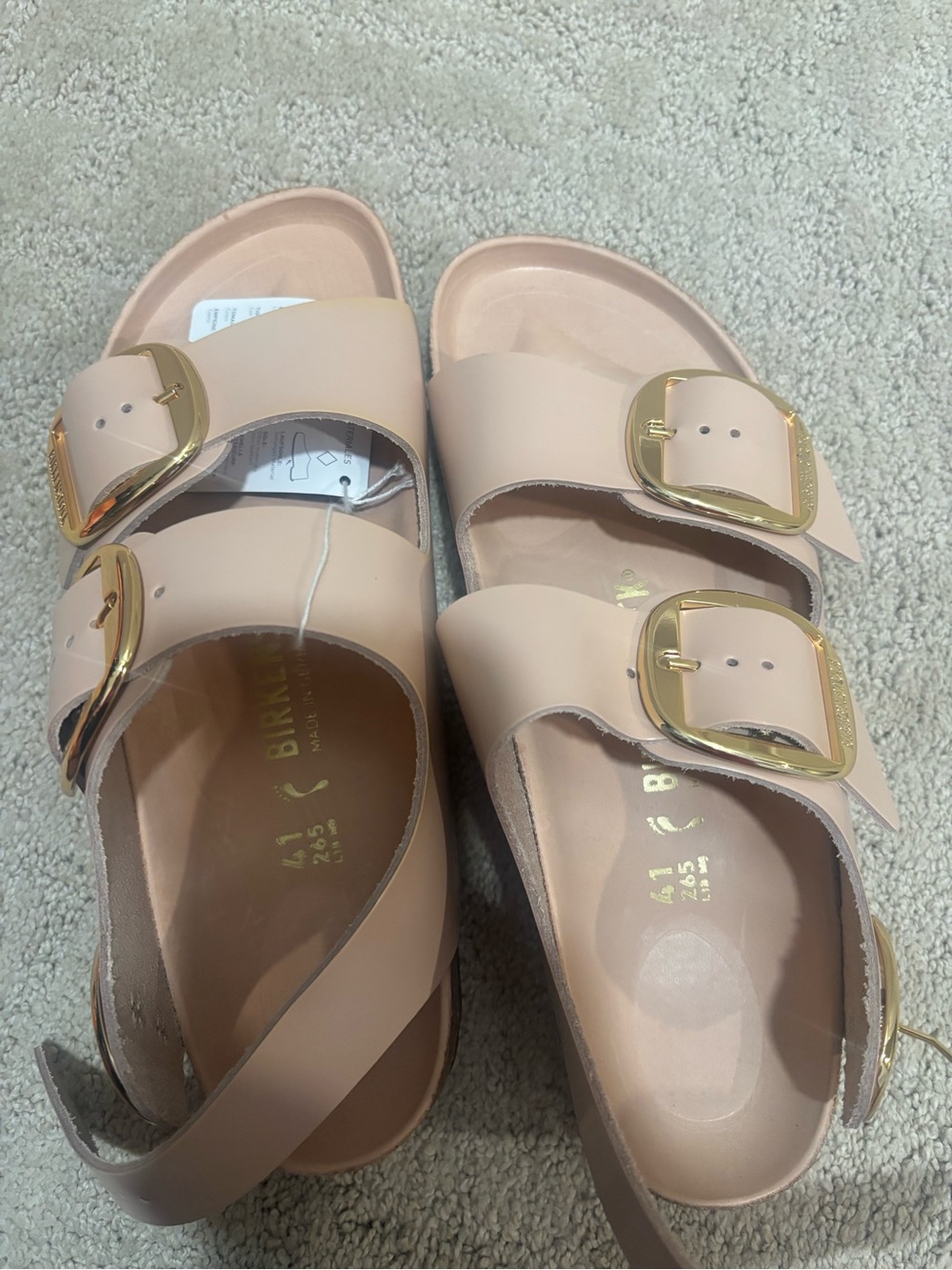 Birkenstocks big buckle